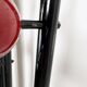 Metal coat rack with wooden balls and scoubidou from the 1960s.