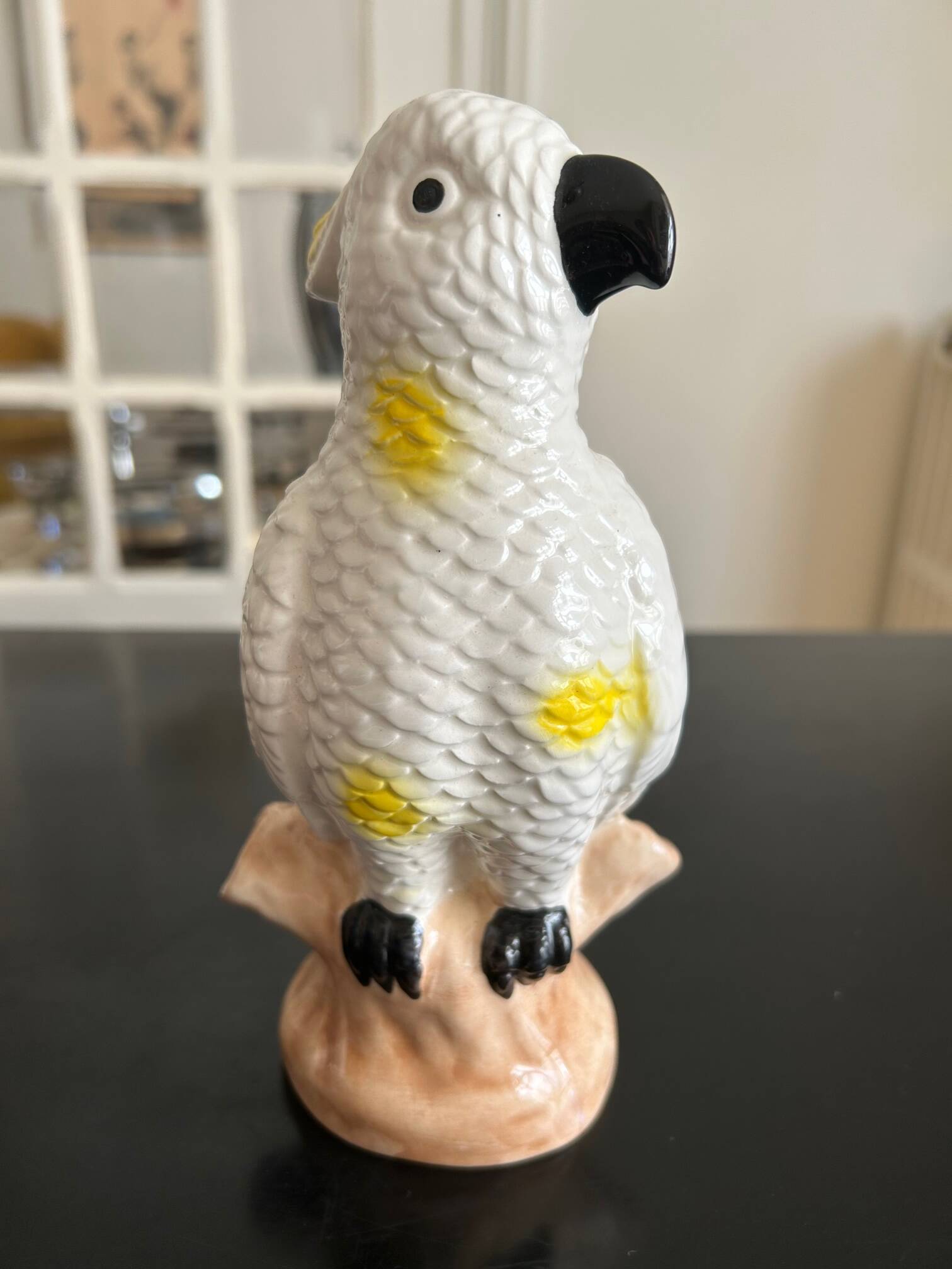 Vintage ceramic parrot