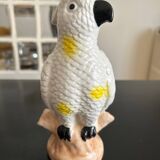 Vintage ceramic parrot