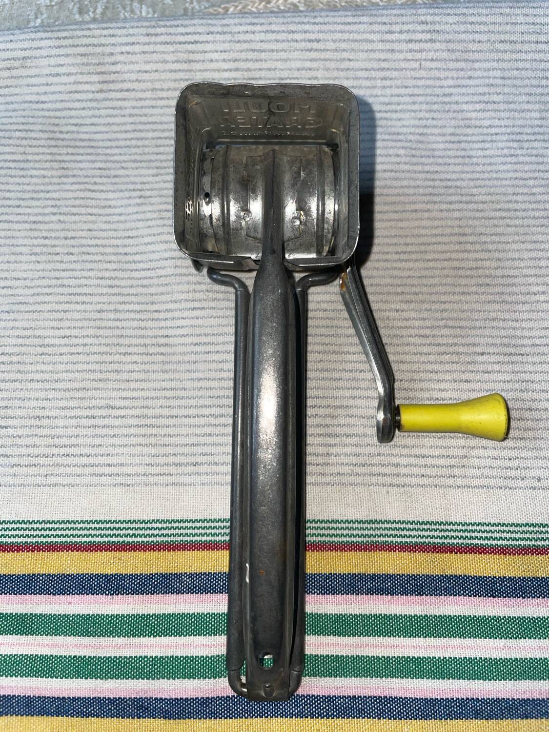 Mouli grater cheese grating mill | slices grater | vintage kitchen utensil 1960