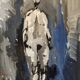 1973 Mid-Century Modern Swedish "In the Shadows" Nude Oil Painting, Framed