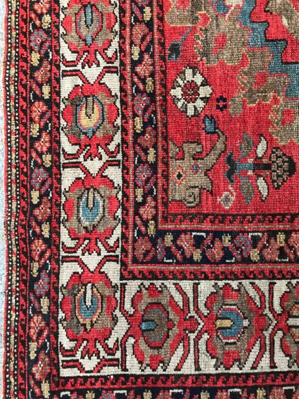 Former carpet Persian Malayer 19th century handmade 134 X 185 CM