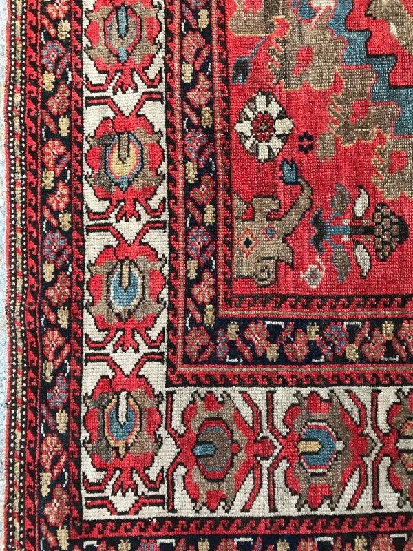 Tapis ancien persan malayer 19éme siècle 134x185 cm