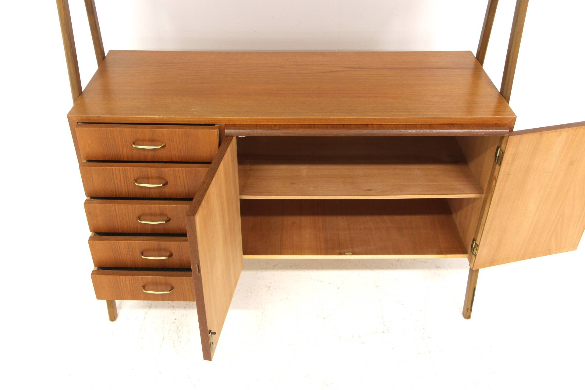 Secrétaire scandinave en teck, Suède, 1960