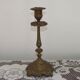 French Vintage Bronze Candlestick With Lovely Acanthus Leaf Detail 5165