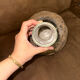 Two-material vase