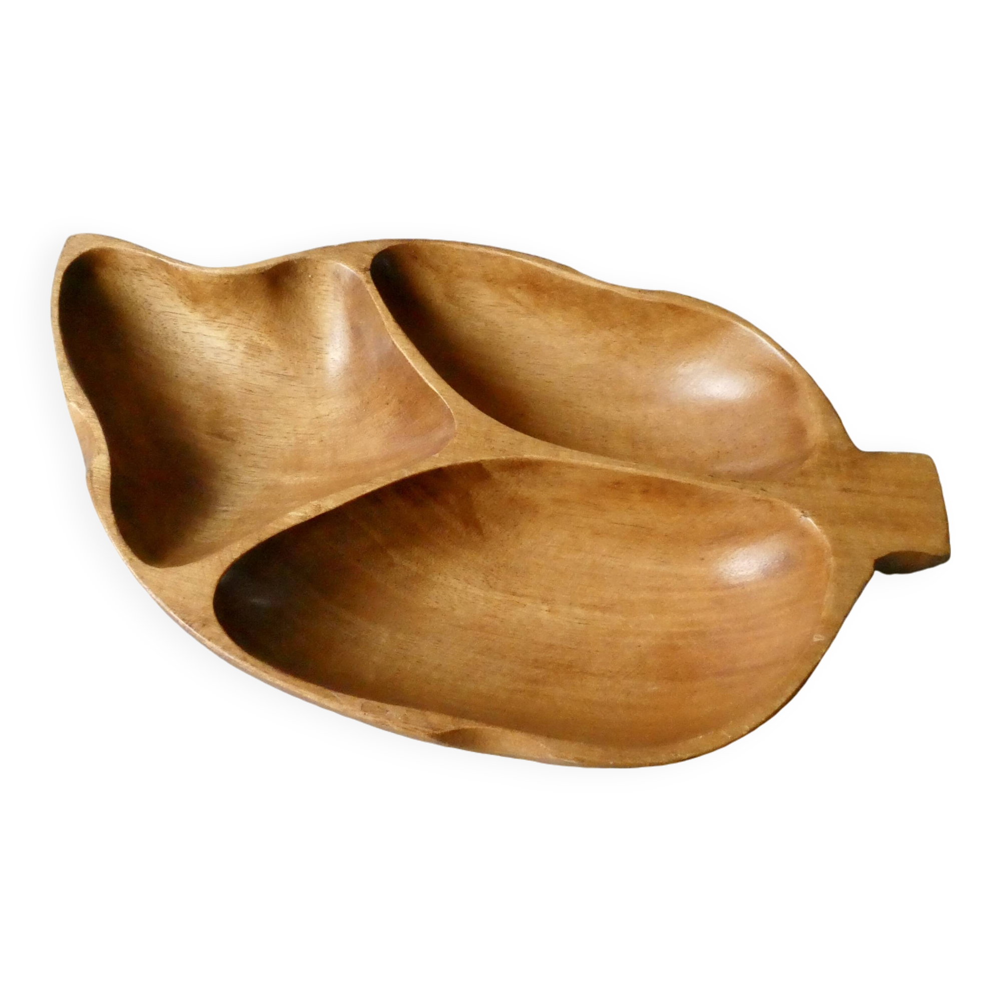 Teak serving dish