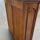 Vintage solid oak bookcase from the 18th century