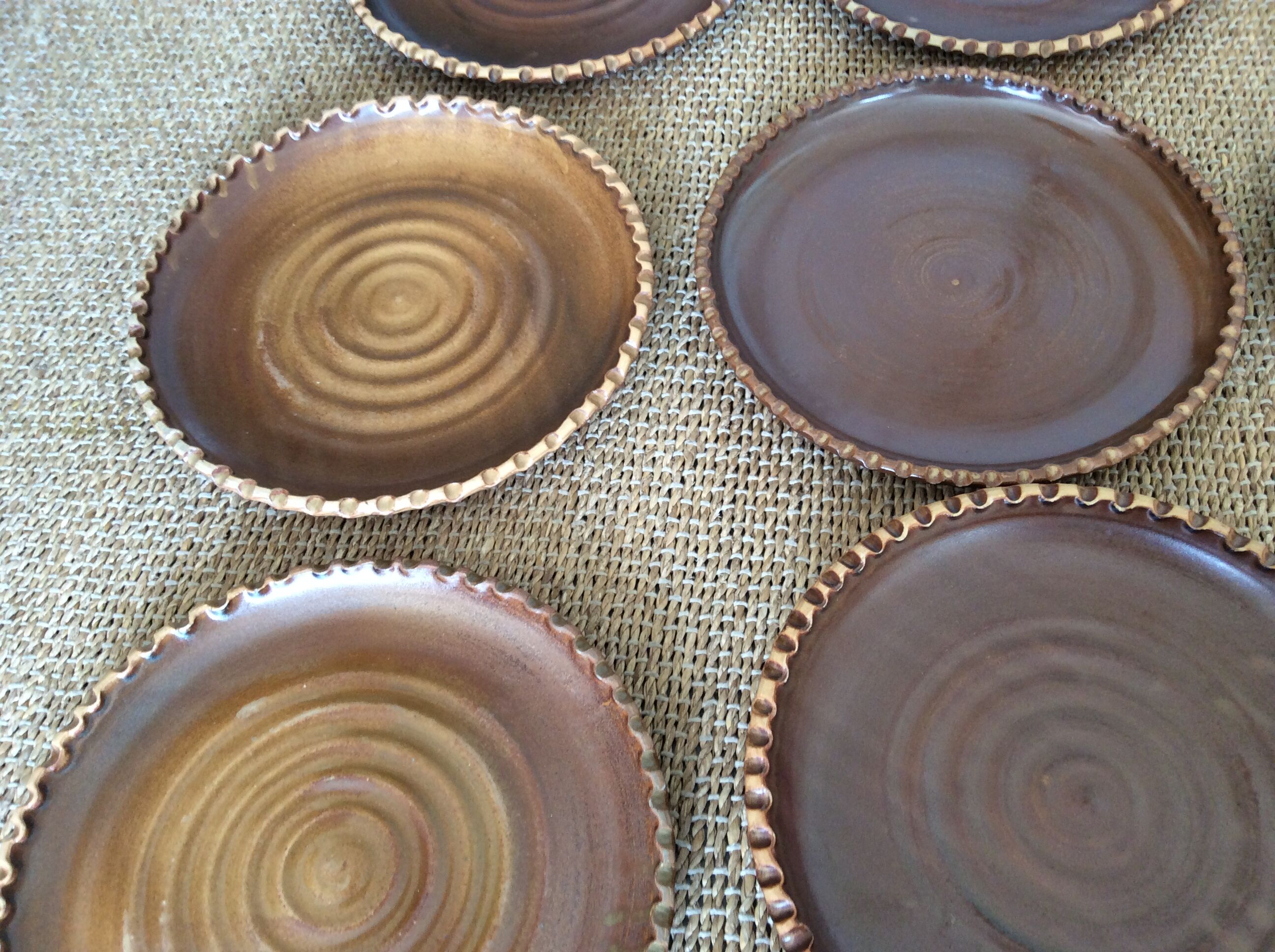 Series of 12 flat plates