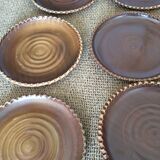 Series of 12 flat plates