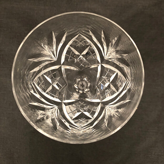 Cristal Saint-louis model Chantilly, pitcher and eight water glasses