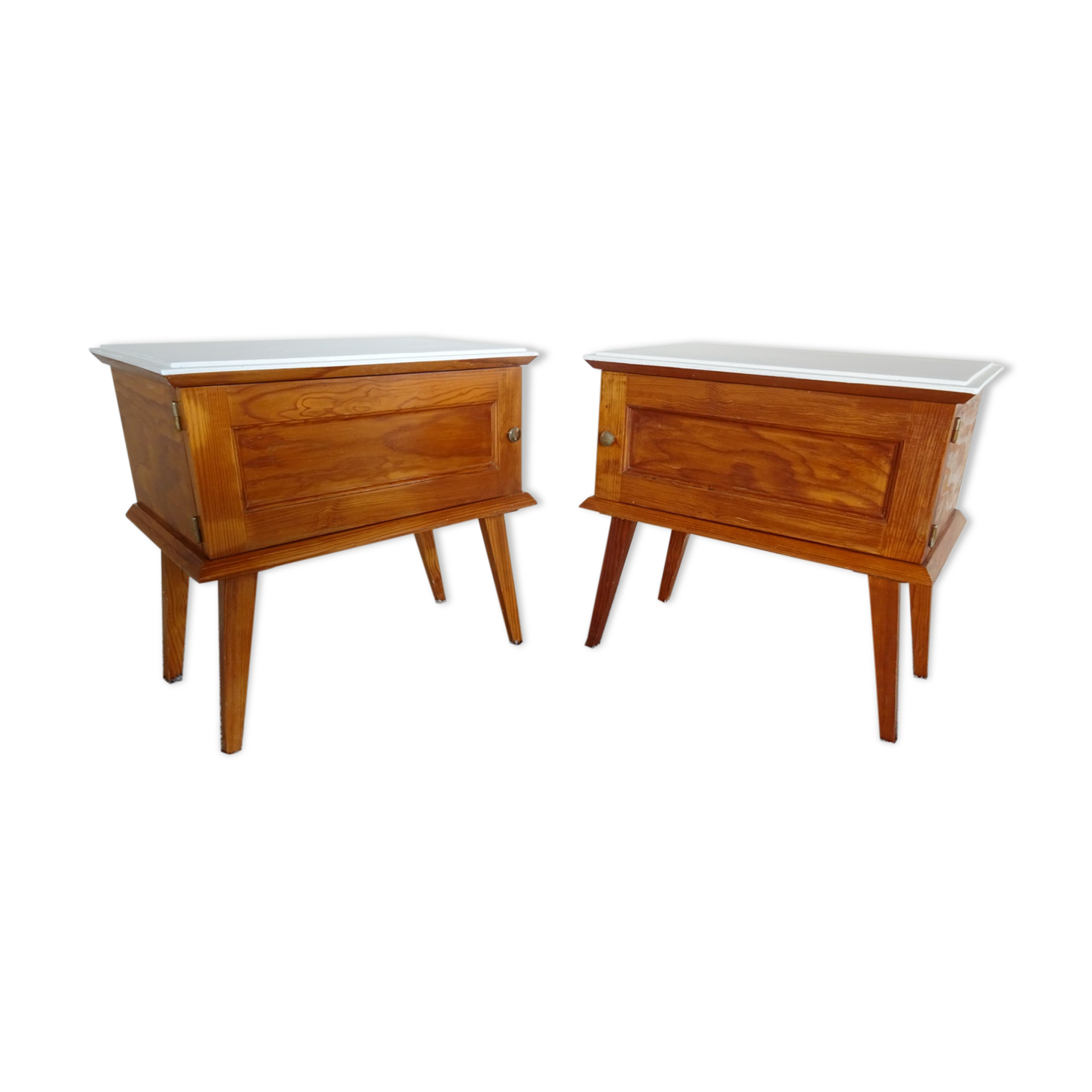 Pair of bedsides fifties