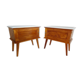 Pair of bedsides fifties