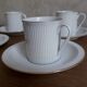 Set of 4 cups and sub-cups arzberg germany form 2075 athena