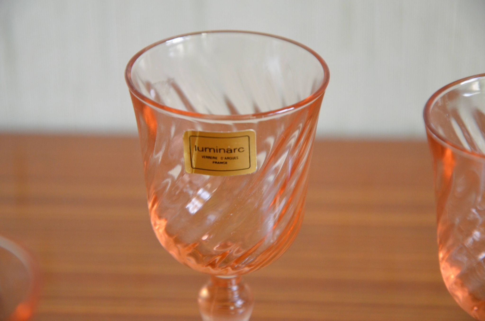Set of 6 art deco liqueur glasses