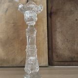 Lot of vintage glass candlesticks