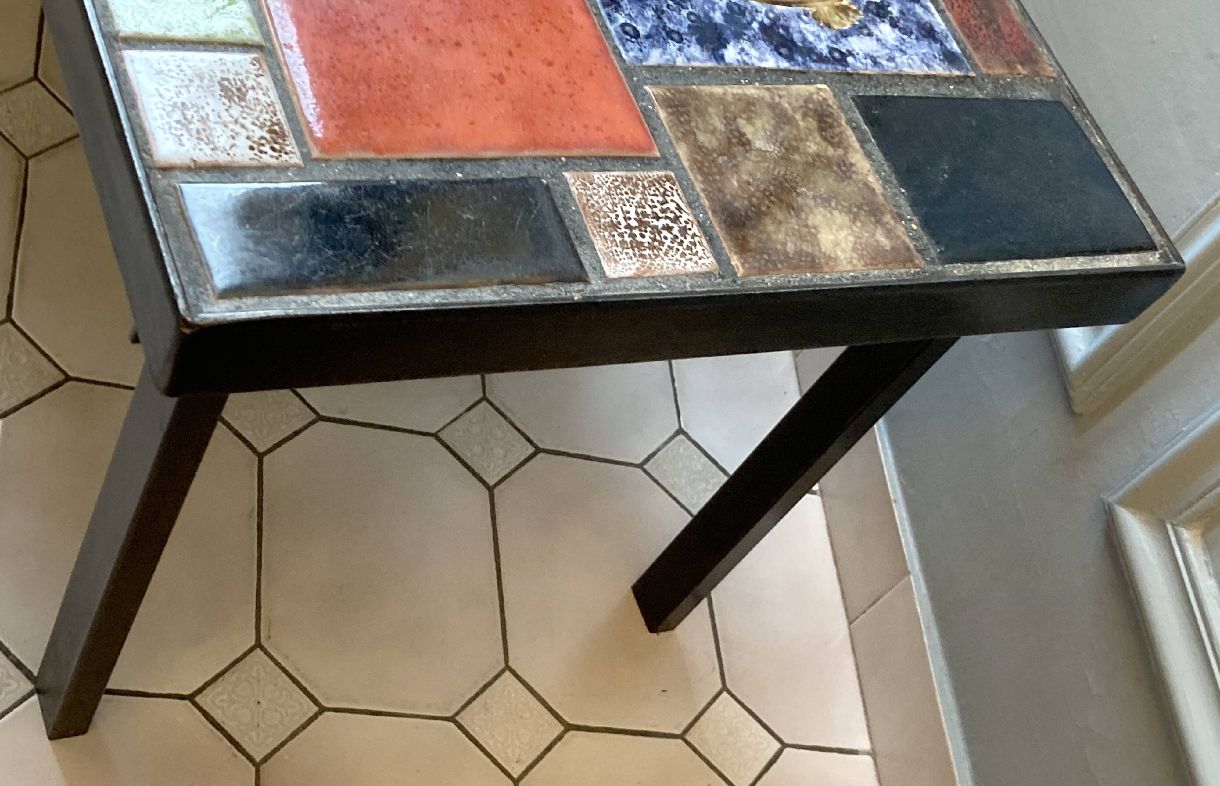 1970s ceramic coffee table