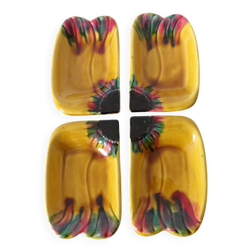 4 appetizer serving bowls