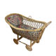 Cradle for vintage rattan doll