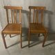Paire de chaises bistrot années 60