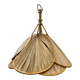 Mid-century modern Uchiwa style bamboo suspension