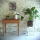 Table d'appoint en pitchpin style Louis Philippe