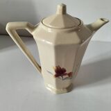 Jug Digoin Sarreguemines model 9225 – stylised floral decoration