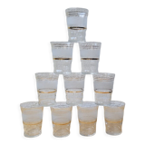 10 granite glasses 50's