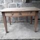 Table de ferme rustique 115 cm