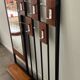 Scandinavian wall-mounted locker from the 60s in teak
