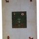 Tapis vintage fait main Gabbeh du Moyen-Orient 140cm x 215cm (1960s)