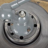 Jielde lamp on industrial metal base