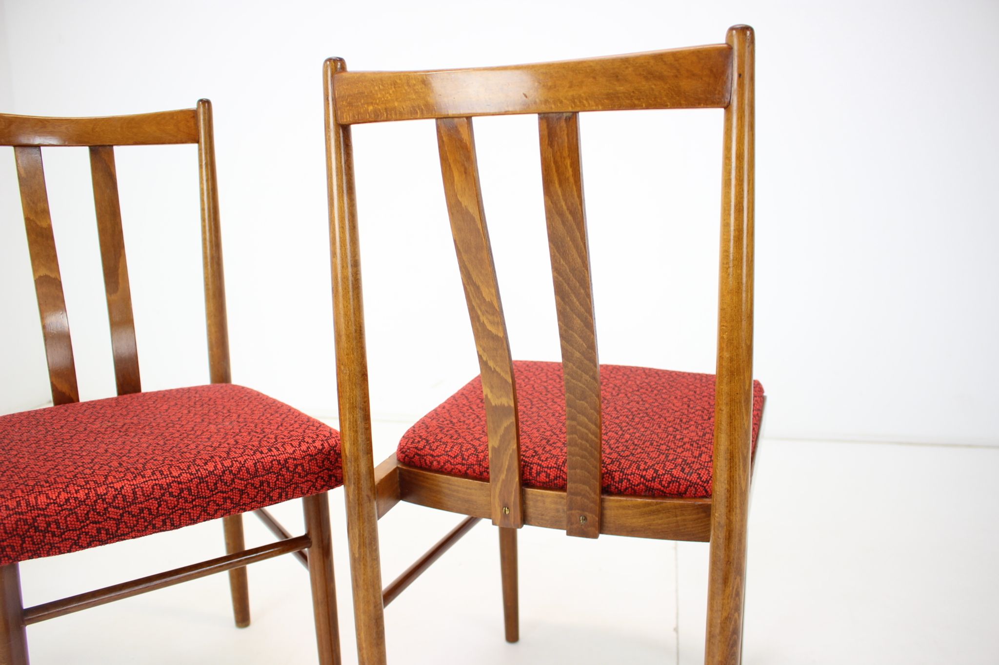 1970s Set of Four Dining Chairs, Czechoslovakia