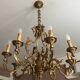 Lustre bronze 8 branches