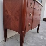 Louis XV Louis XVI rosewood commode, 19th century.