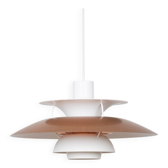 Suspension danoise en cuivre PH 5 par Poul Henningsen, Louis Poulsen, 1958