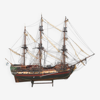 Grande maquette de bateau du 18éme