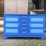 Buffet René Gabriel 1950 oak reconstruction