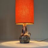 Olivier ceramic lamp, small vintage design from the 60s