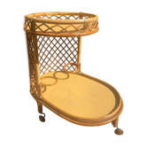 Rattan service on wheels