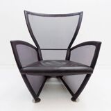 Prive leather armchair by Paolo Nava for Arflex