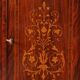 Antique neoclassical buffet veneered in various woods from the 1900s.