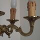 French Vintage 5 Light Quality Brass Chandelier with Scroll Acanthus Arms 5452