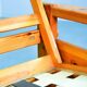 Multicolored Yngve Ekstrom Pinewood Lounge Chair Dymling for Swedese 1970s