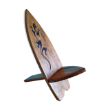 African chair engraved salamander