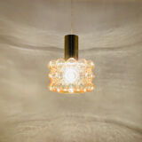 Bubble glass pendant lamp by Helena Tynell for Glashütte Limburg