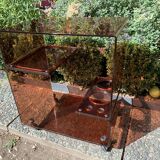 Smoked plexiglas rolling bar 70