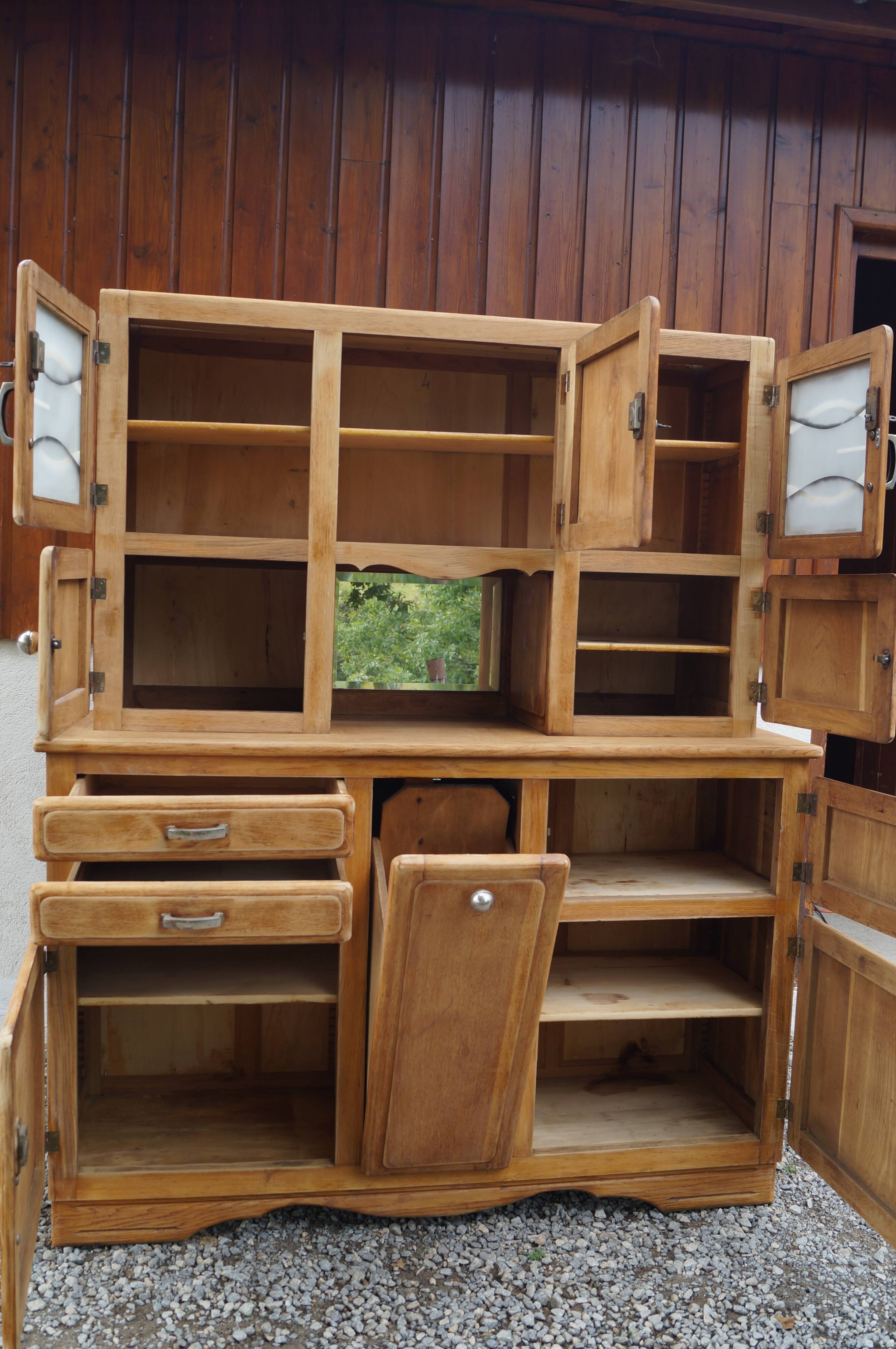 Mado sideboard in sanded solid wood