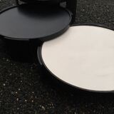 Low tables with reversible trays