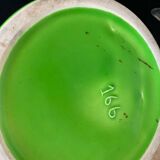 Green ceramic designer vase